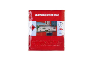 16006324 Салфетка вискозная 30х38см по 3шт, 57117 HomeQueen