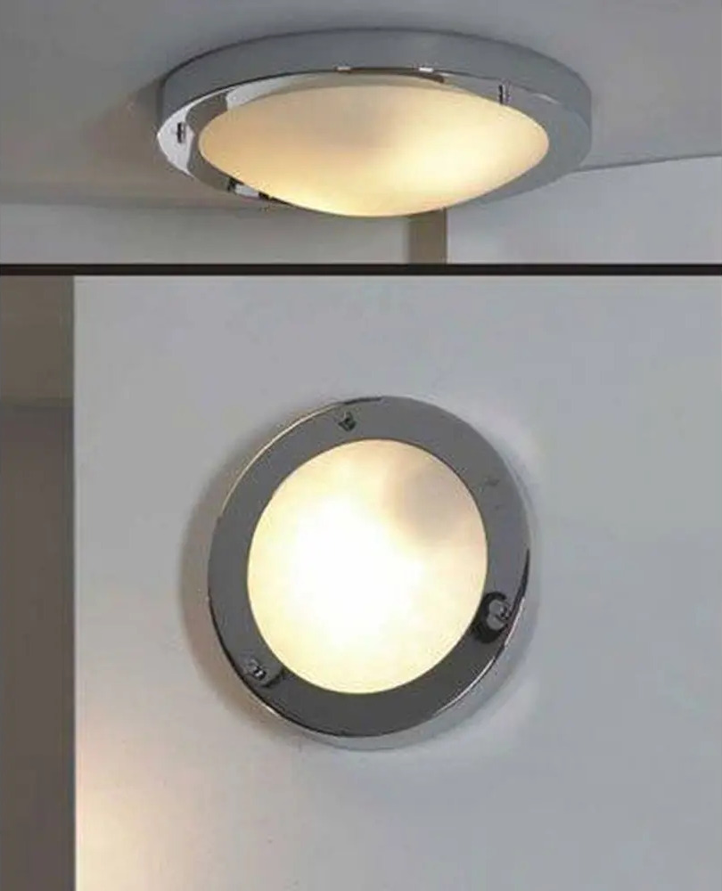 98265979 Настенный светильник Lussole LSL-5512-01 Acqua цвет серый серебристый STLM-0612009