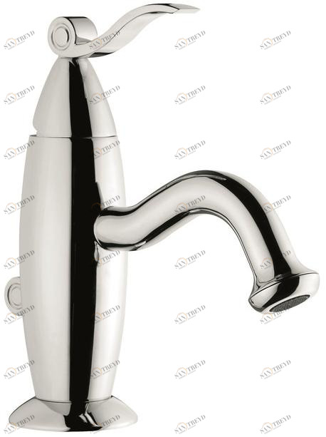 EMMEVI RUBINETTERIE Смеситель для раковины из хромированной латуни с автоматическим сливом Abel sun-id-1457228