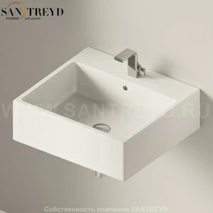 5052.9016 Подвесная раковина настенная прямоугольная Ceramica Flaminia Acquagrande белая