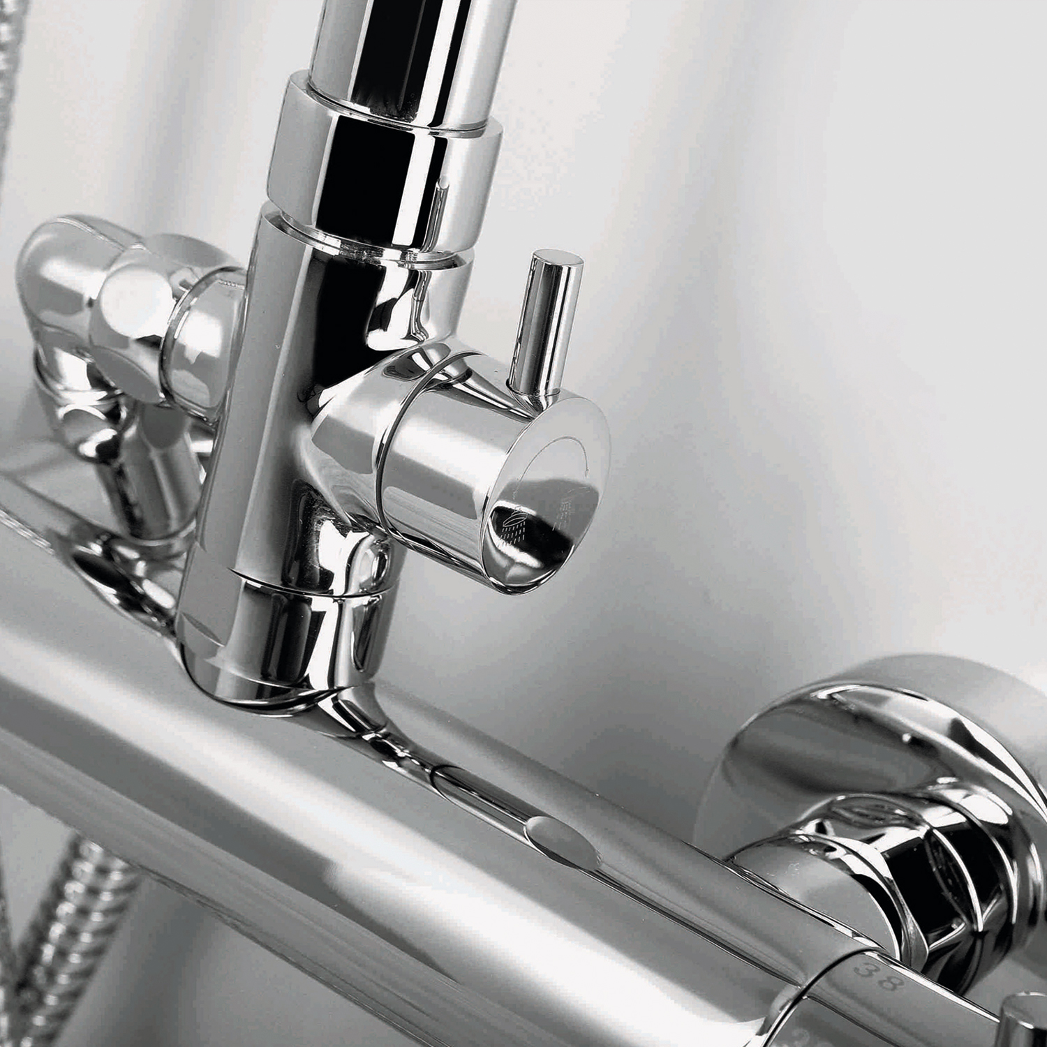 A13302 Thermo Душевой комплект с термостатическим смесителем WasserKRAFT  - Вид №3