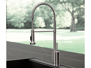 Смеситель для кухни на одно отверстие с ручным душем