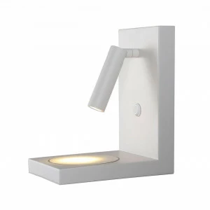 Спот настенный светодиодный с выключателем белый Zanzibar 6750 MANTRA ZANZIBAR 00-3891658 Белый