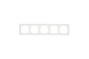 16062434 5-постовая рамка белый 864504-1 LK Studio LK60