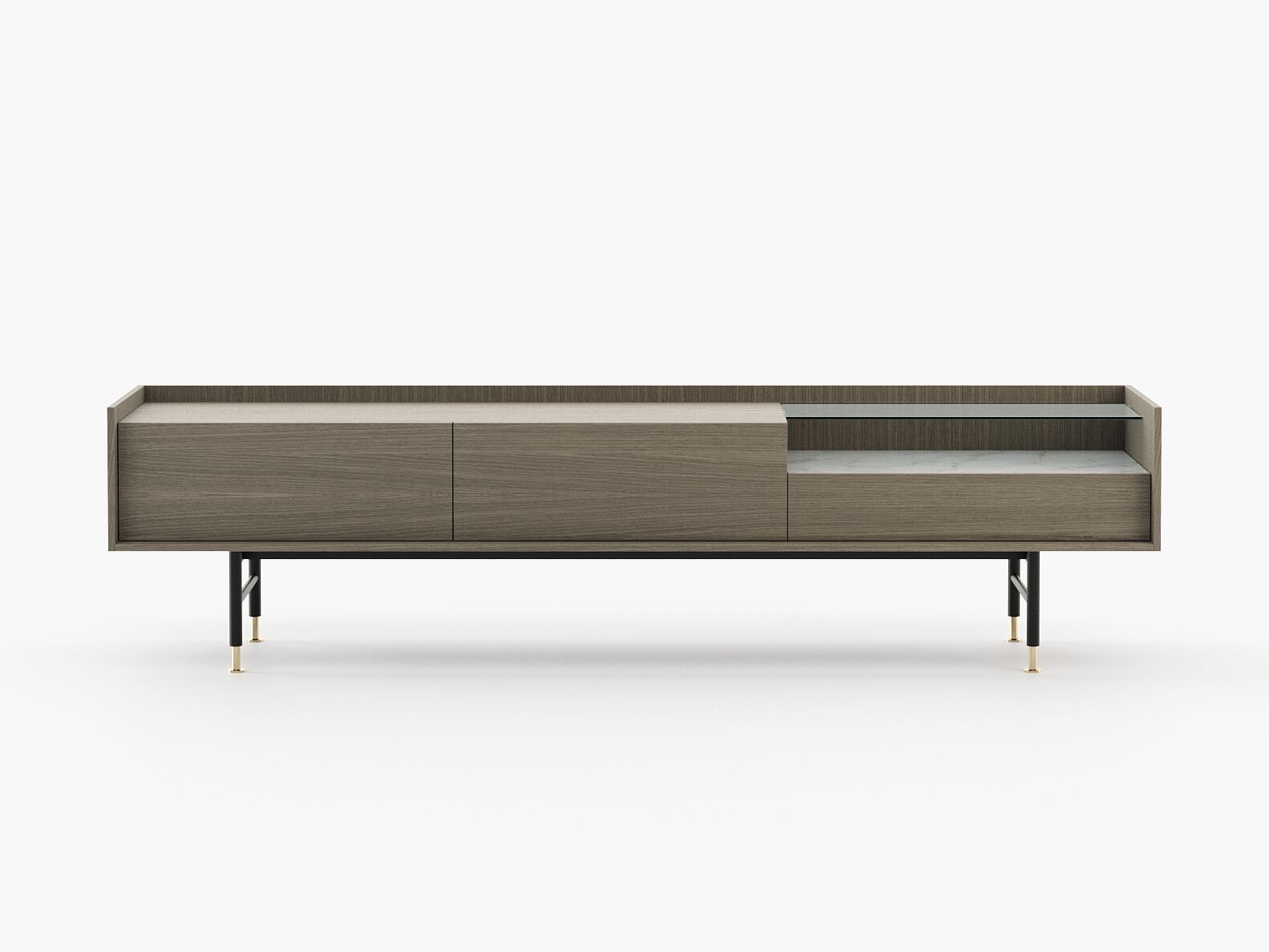 Деревянный шкаф для телевизора с ящиками Laskasas Essence ARCH-00146662 - Вид №3