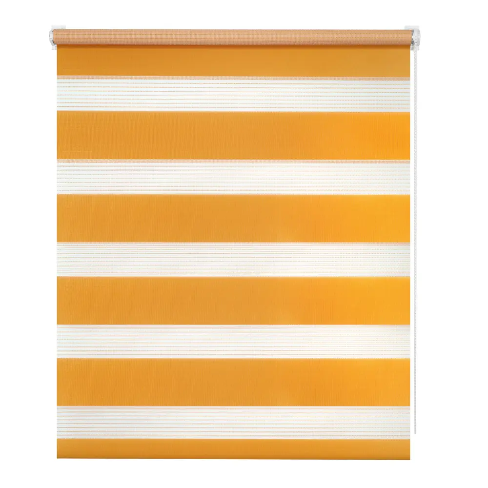 Штора рулонная день-ночь Мелоди 140x190 см охра 84523578 STLM-2083300 MIAMOZA