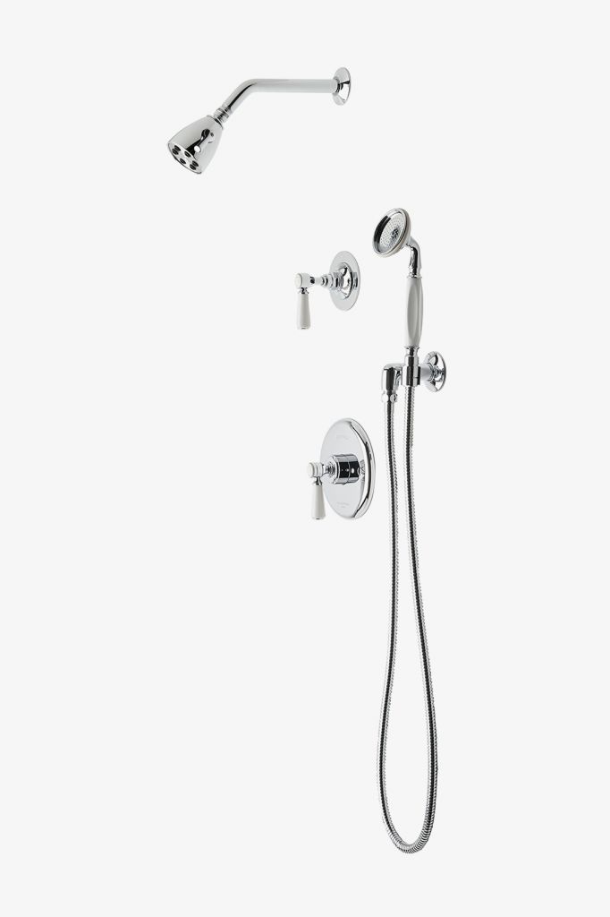 HGSP10 Душевой комплект Highgate с балансировкой давления, душевой лейкой 2 3/4 дюйма, ручным душем и переключающей ручкой Waterworks 