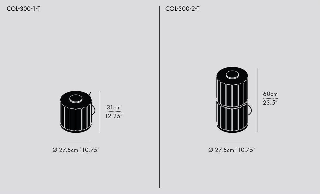 Стеклянная светодиодная настольная лампа с диммером A-N-D Column ARCH-00088742 - Вид №8