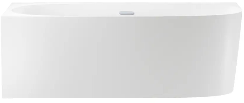 91683763 Акриловая угловая ванна 170x75 см Wellsee Belle Spa 2.0 235805001 левый разворот, с каркасом, экраном и сливом-переливом STLM-0971209