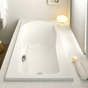 Ванна встраиваемая MODULA 180x80 см с аэромассажем Deluxe