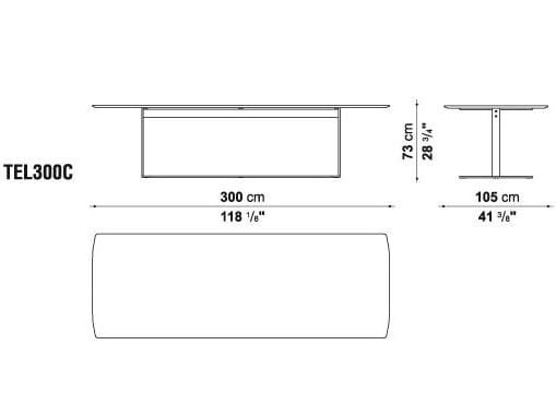 Прямоугольный стол B&B Italia Эйлин ARCH-00100574 - Вид №5