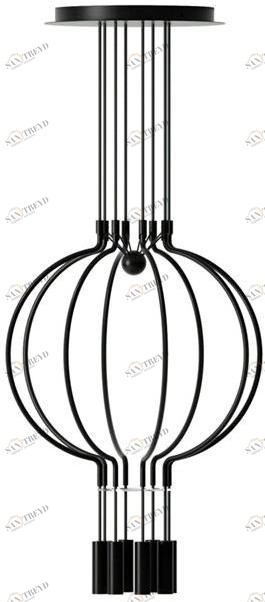 AXOLIGHT Металлический светодиодный подвесной светильник Liaison sun-id-1434090