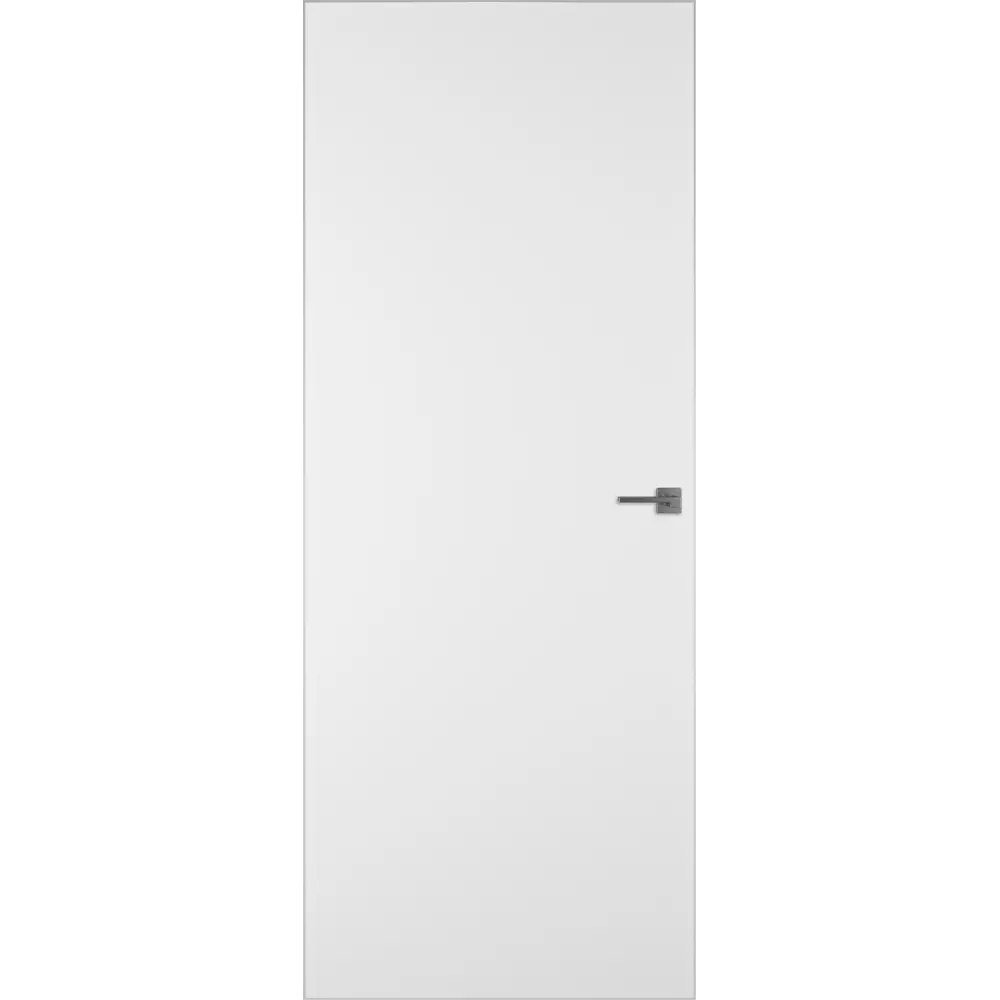 Дверь межкомнатная глухая без замка и петель в комплекте Invisible 80x200 см универсальное открывание цвет белый 89367197 STLM-2079991 VFD 