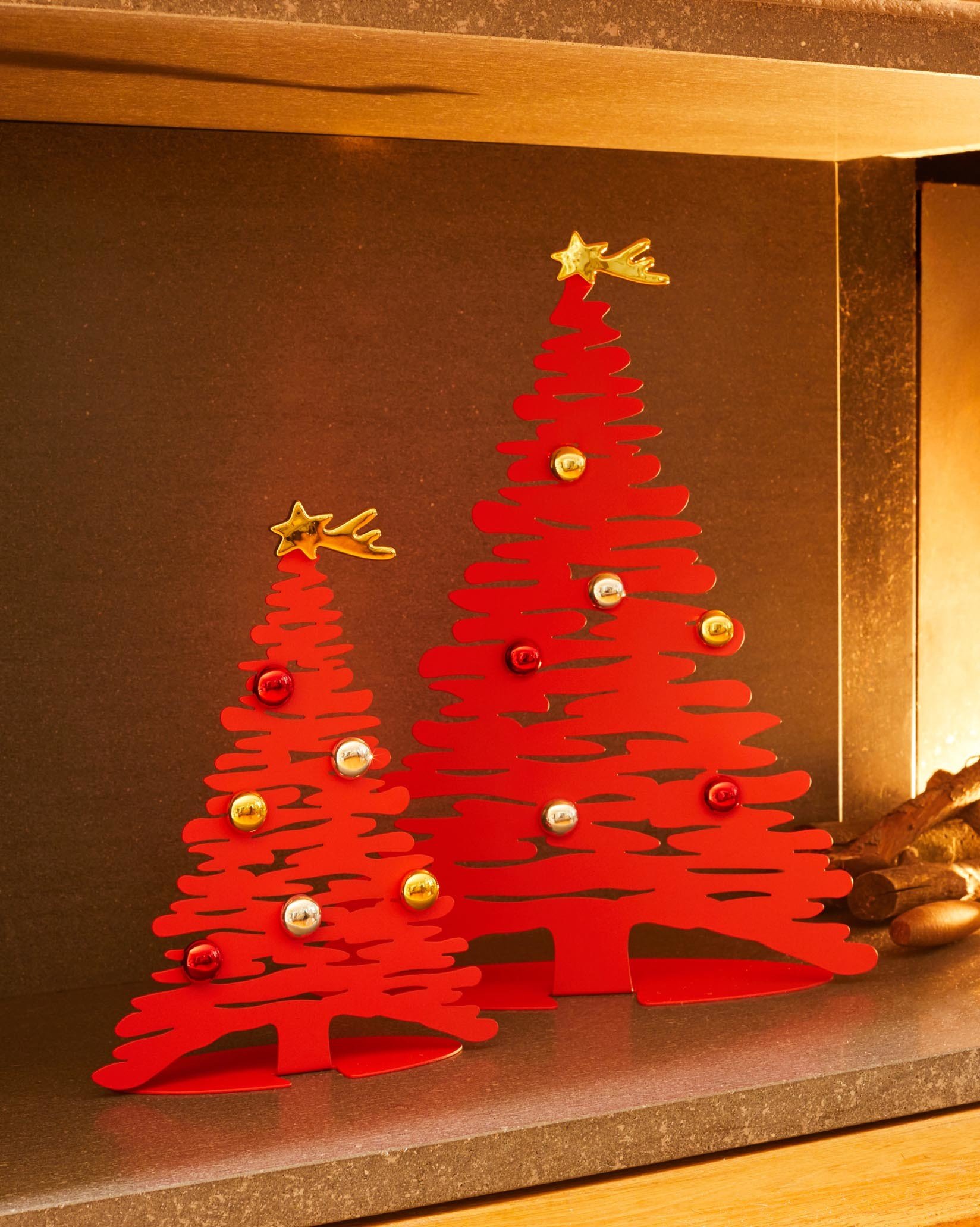 Набор рождественских магнитов Alessi Bark _BM06MAGNET - Вид №1