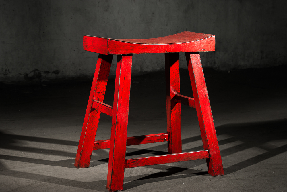 Табурет Энн Лу Красный ДОМАШНЯЯ ОБСТАНОВКА CHINA 017402 Красный Santreyd  - Вид №2