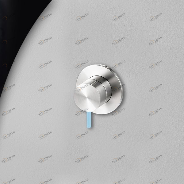 Девиатор двухрежимный глянцевая сталь с голубой ручкой Toki Radomonte TKI10LCIL27