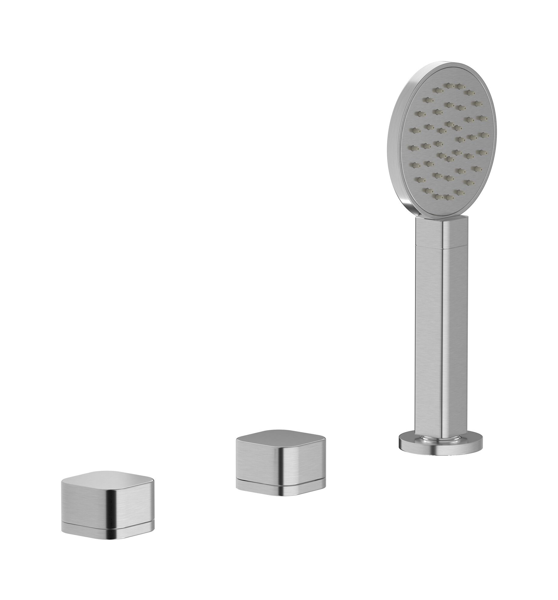 Встраиваемый смеситель для ванны с 3 отверстиями и ручным душем IB Elio ARCH-00084092 - Вид №12