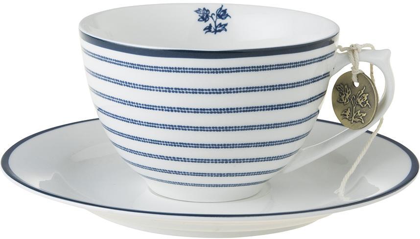 Кофейная пара капучино Laura Ashley Candy Stripe, 260мл 178677