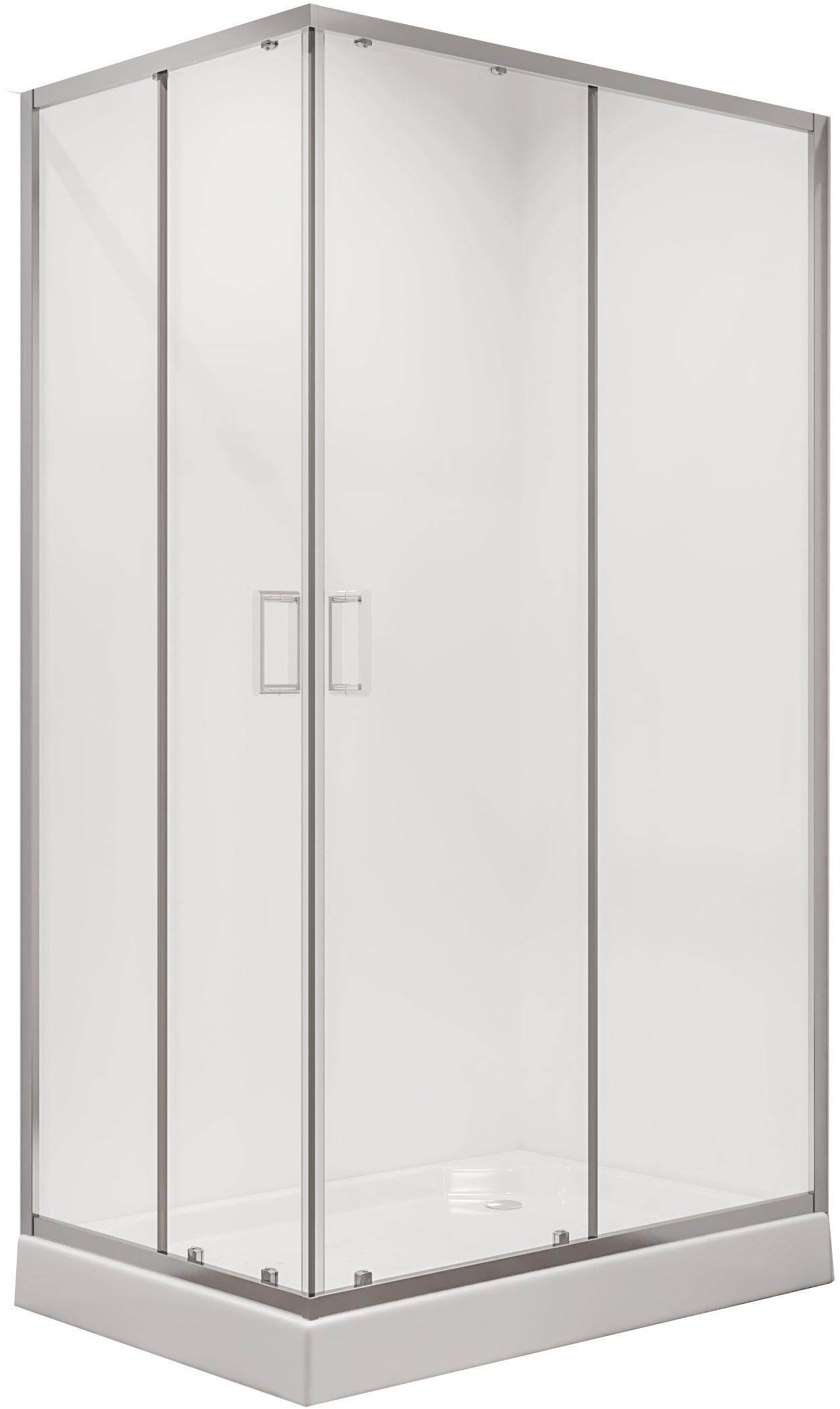 Душевое ограждение NG- 6611-08 (120*90*190) прямоугольник, двери раздвижные, 1 место Niagara Nova 66110811 - Вид №1