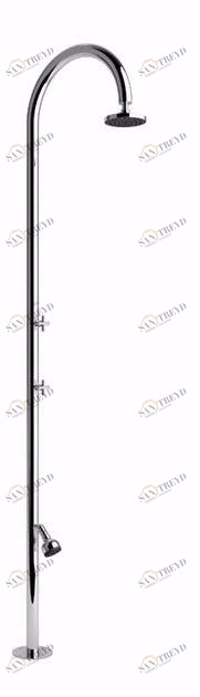 Inoxstyle Летний душ из нержавеющей стали Sole 01028 l