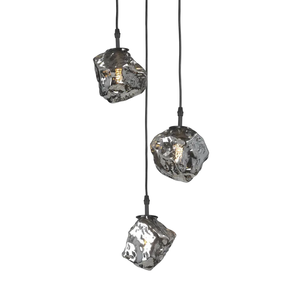 VITALUCE Комета — подвесной светильник с тремя плафонами для современного интерьера 89437966 STLM-1585015 - Вид №3