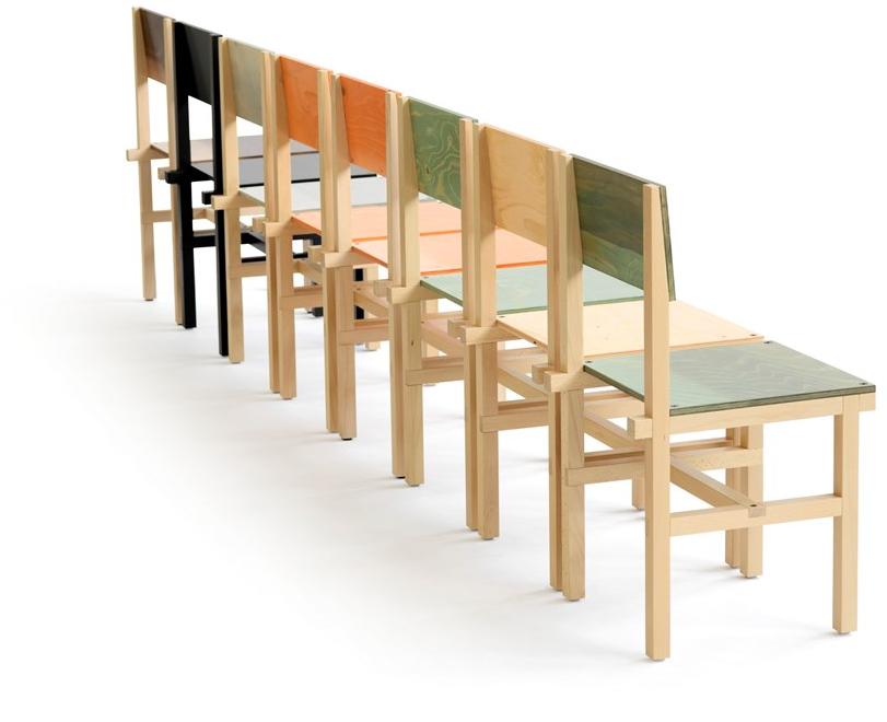 Blå Station Стул из бука с подставкой для ног Röhsska Bla Station sun-id-1360668 - Вид №14