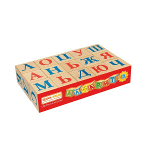i669 Кубики "Алфавит", 15 шт. Pelsi