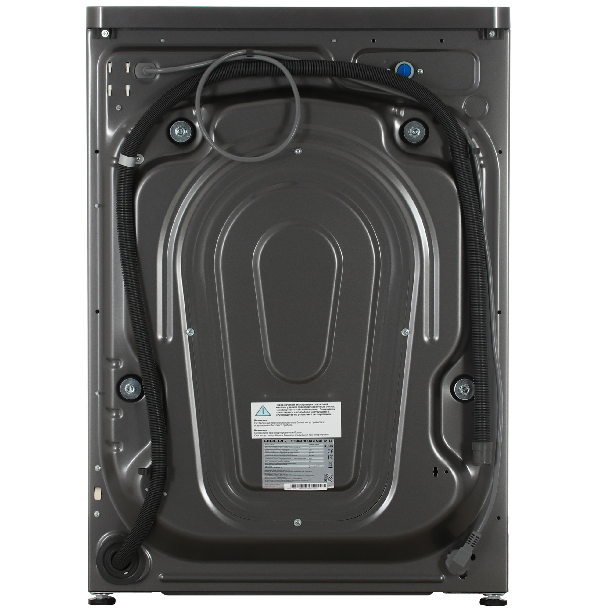 9238387 Стиральная машина HIBERG i-DDQ10 - 814 Sd серый STDN-0078280 - Вид №10