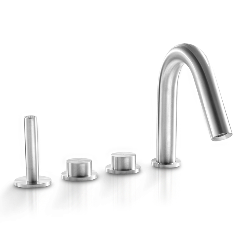 PUR 230 Ванная Группа Со Съемным Душем И Надежником Linki PURO Сатиновая Сталь PUR 230 S 119