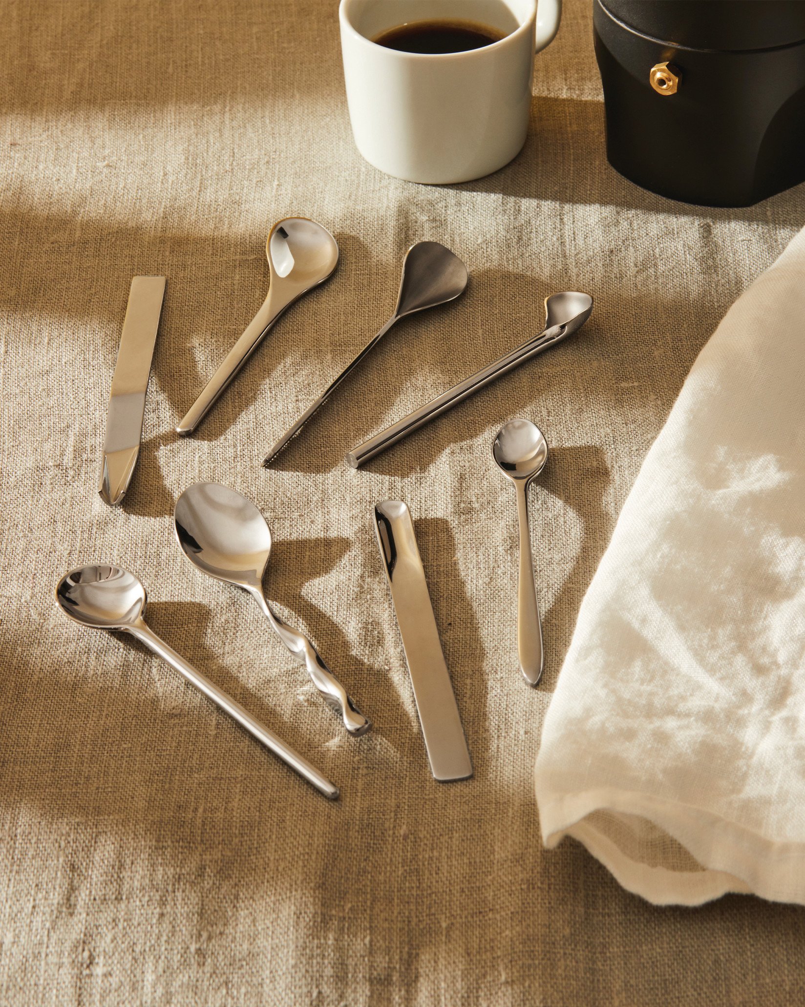 Набор из 8 кофейных ложек Alessi Кофе / чай Alessi MSPOON - Вид №1