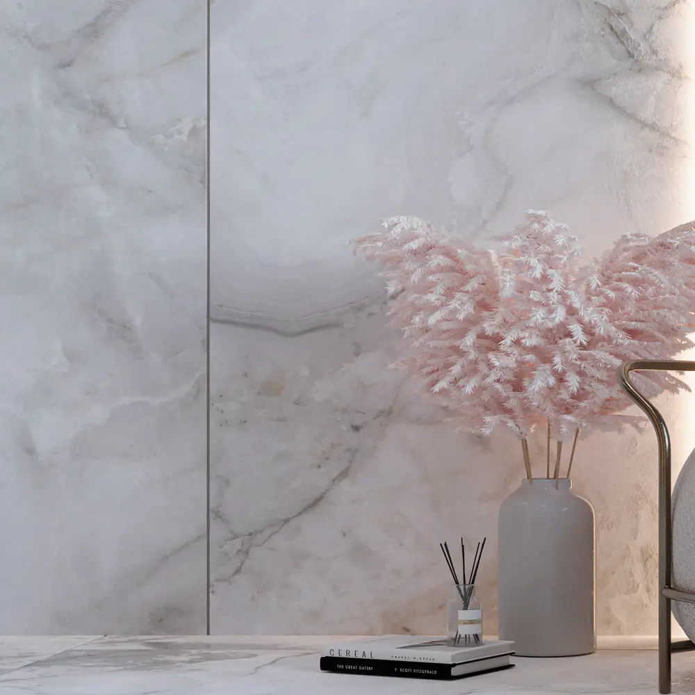 Глазурованный керамогранит Abgres Statuario 80x160 см 2.56 м² матовый цвет белый 89461874 STLM-2022936 Santreyd