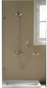 ZAZZERI Настенная душевая стойка с ручным душем с верхним душем Kent