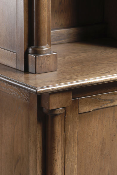 HB410 Книжный шкаф с колоннами ijlbrown  - Вид №2