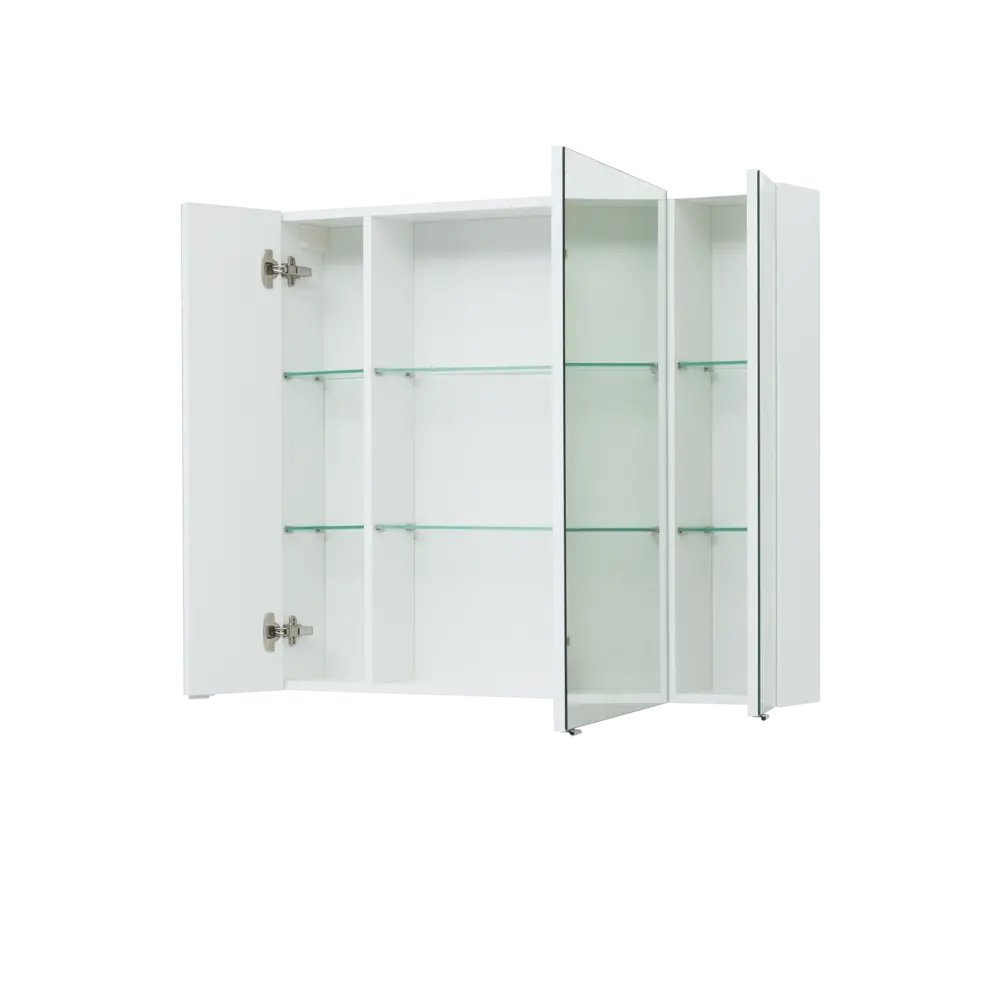 Шкаф зеркальный подвесной «Алвита» 100x85 см цвет белый Santreyd STLM-2028285 - Вид №3