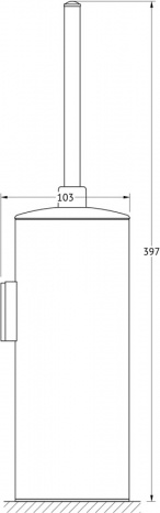 114 Ерш настенный (металл) UNI FBS Universal - Вид №1