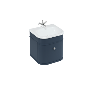 Burlington Chalfont Chalfont 550mm одинарный ящик - синий без ног (настенный) CH55B