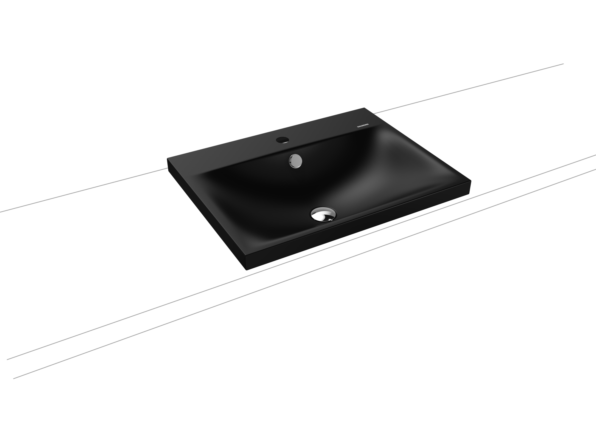 Умывальник KALDEWEI Сталь эмалированная 3040 294 черный матовый 100 30403319294