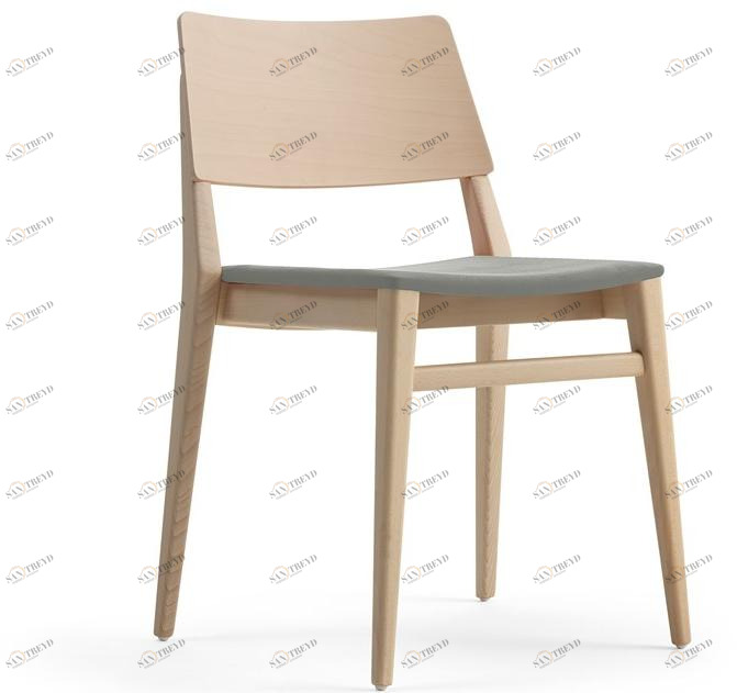 Billiani Стул из бука и ткани Take 586