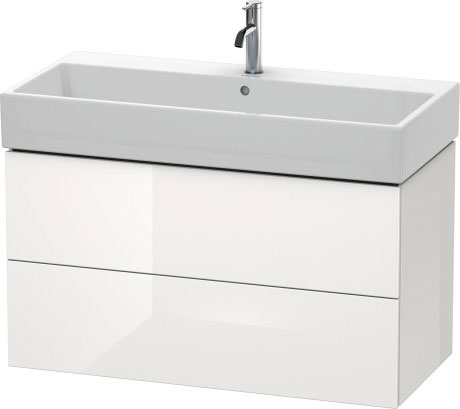LC627802121 L-Cube Тумбочка подвесная Орех темный декор Duravit - Вид №2