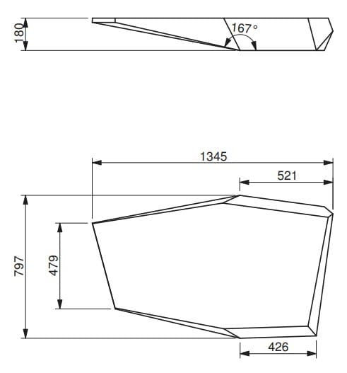 Низкий деревянный журнальный столик для контракта Quinze & Milan номер 26 ARCH-00136411 - Вид №3