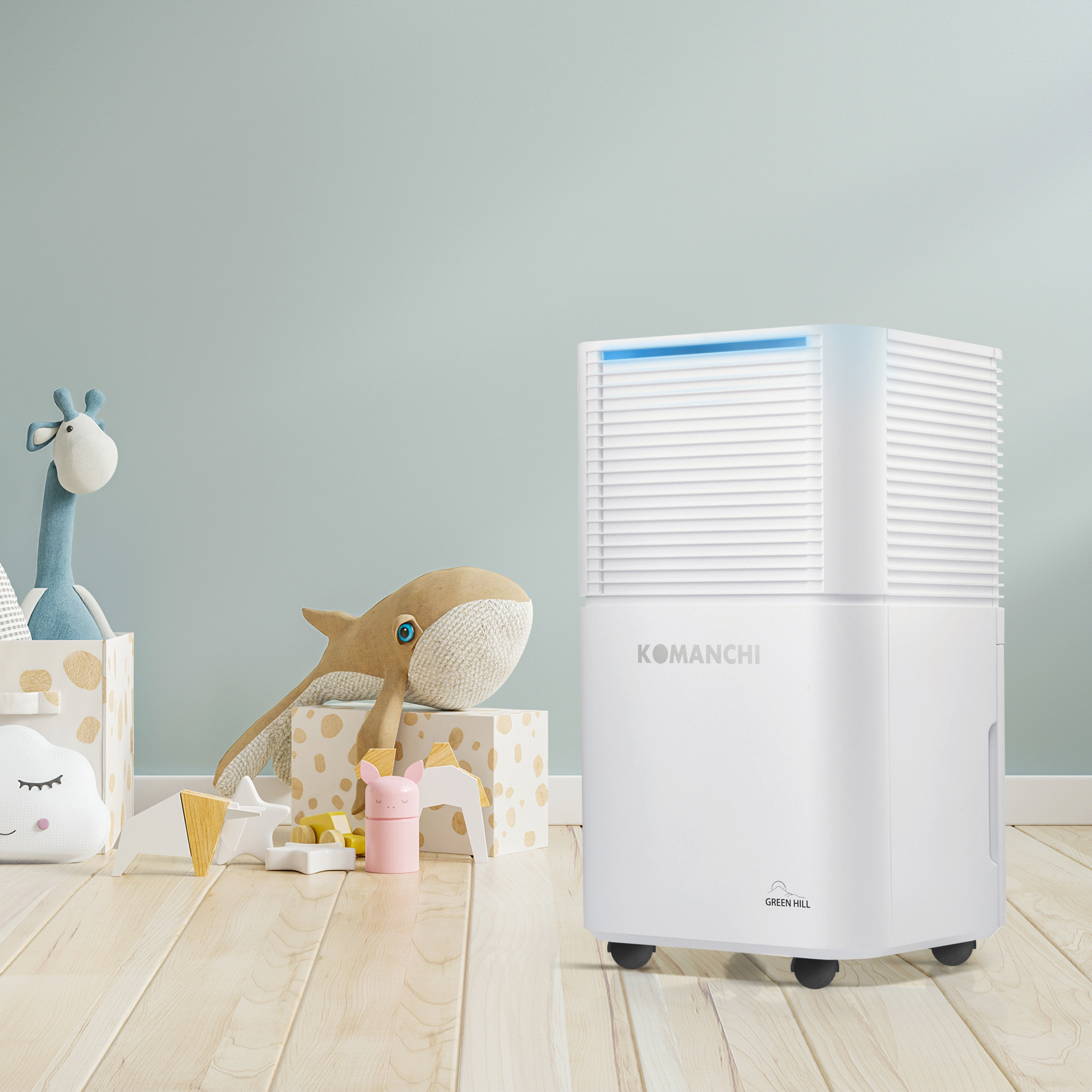 Осушитель воздуха Santreyd Komanchi KDL-10L с гигростатом и цифровым дисплеем 86464407 STLM-0069011 - Вид №8