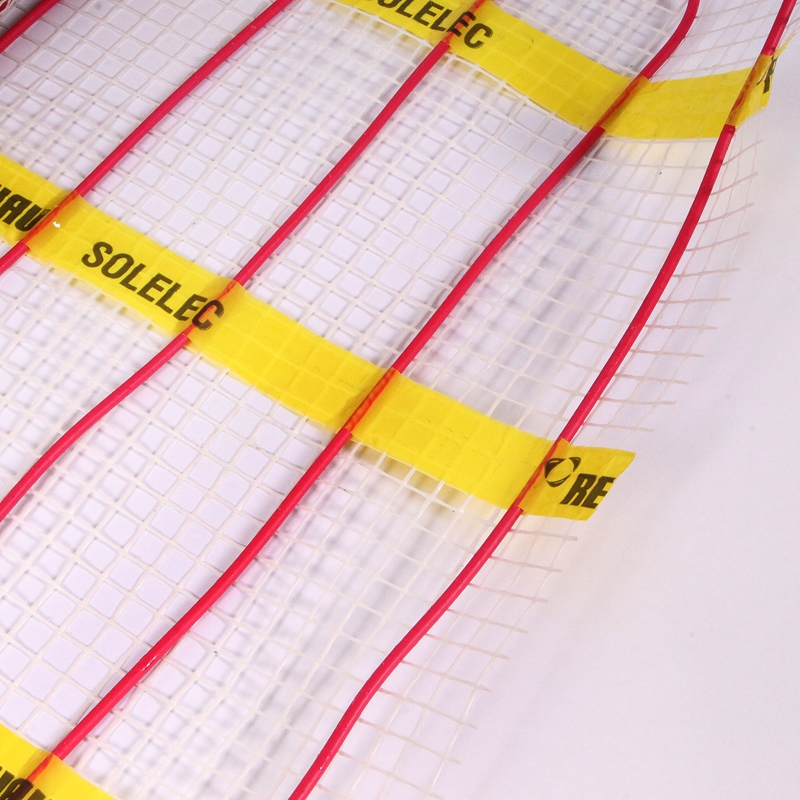 Мат греющий двужильный 160Вт/м2 на полимерной сетке REHAU 0,5x5м 215481 - Вид №4