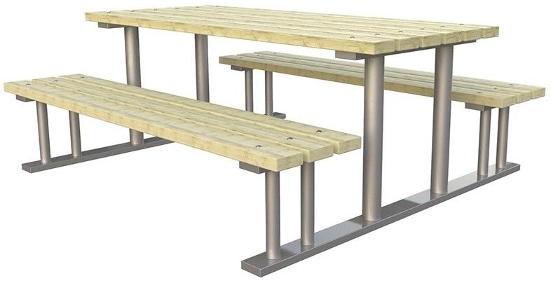 Lazzari Стол для общественных мест со встроенными скамейками Mediterraneo sun-id-1413117 - Вид №1