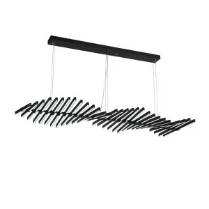 Люстра светодиодная подвесная черная широкая ST Luce Picodi SLD001.403.30 ST LUCE ДИЗАЙНЕРСКИЕ, PICODI 00-3834535 Черный