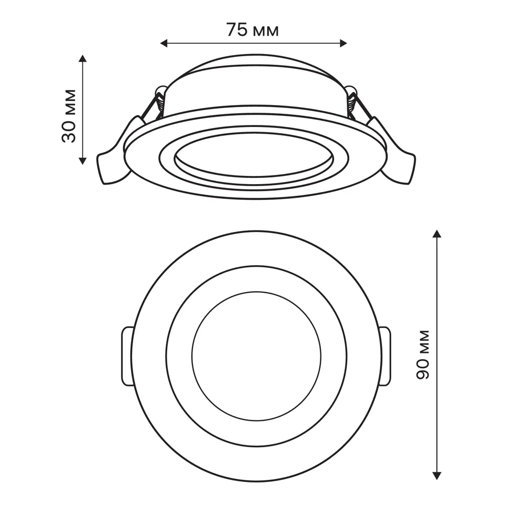 RITTER Artin - элегантный встраиваемый светильник с энергосбережением 83978856 STLM-0045708 - Вид №17