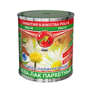 91473081 Паркетный лак Poli-r бесцветный матовый 2.5 л STLM-1519551