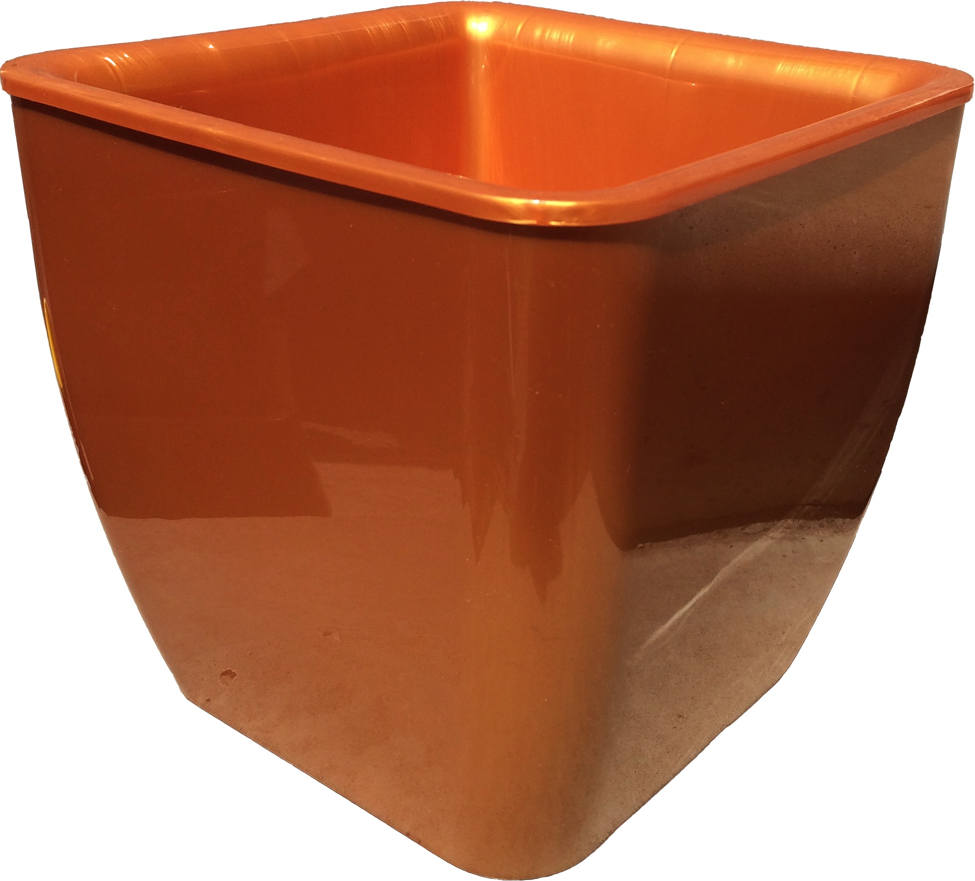 150-14 Горшок д. цветов Square couleurs 14л(7,3л) Золото Цветочная коллекция 