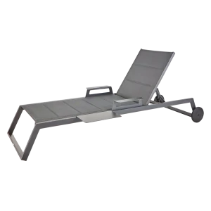 Шезлонг Naterial Odyssea II 64x87.5x222 см алюминий антрацит 87082118 STLM-2039998