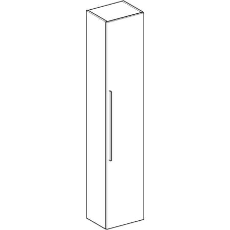 840000000 Высокий шкафчик Geberit iCon с одной дверью Geberit  - Вид №1