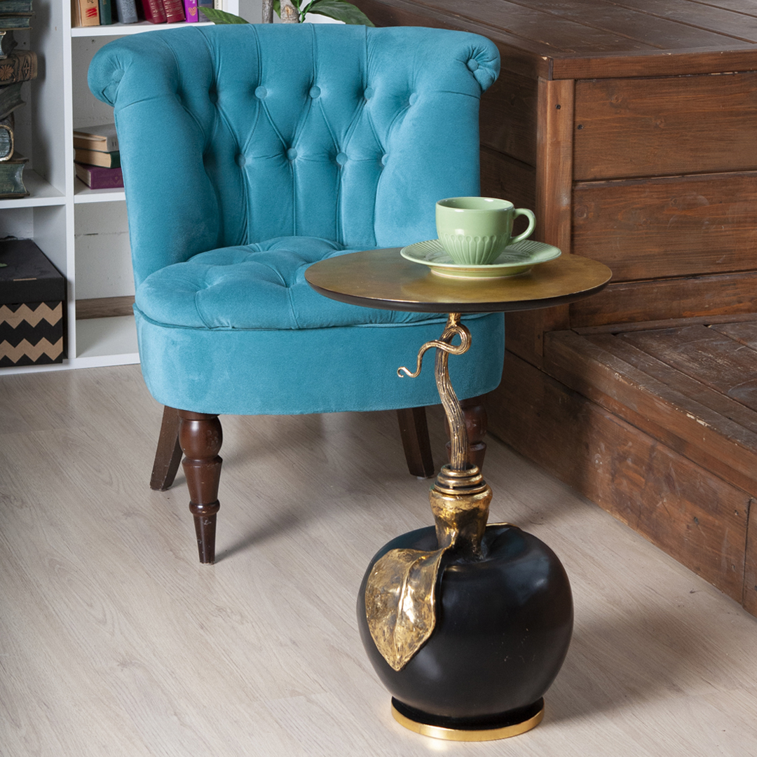 17138 Столик декоративный Яблоко Евы Амбер BOGACHO 4627179652678 - Вид №4